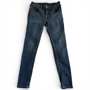True Religion Jennie Super Skinny Jeans Womens‎ 29 Blue Denim Mid Rise Curvy Fit